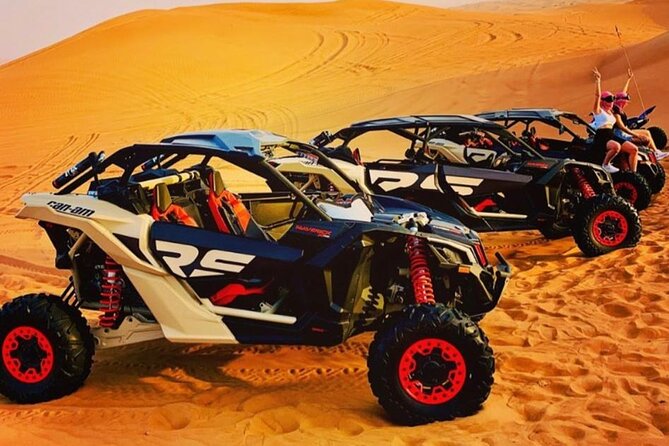 CAN-AM 02 Seater Self drive with Camel Riding and Sand Skiing - The 8:00 am departure and pickup window