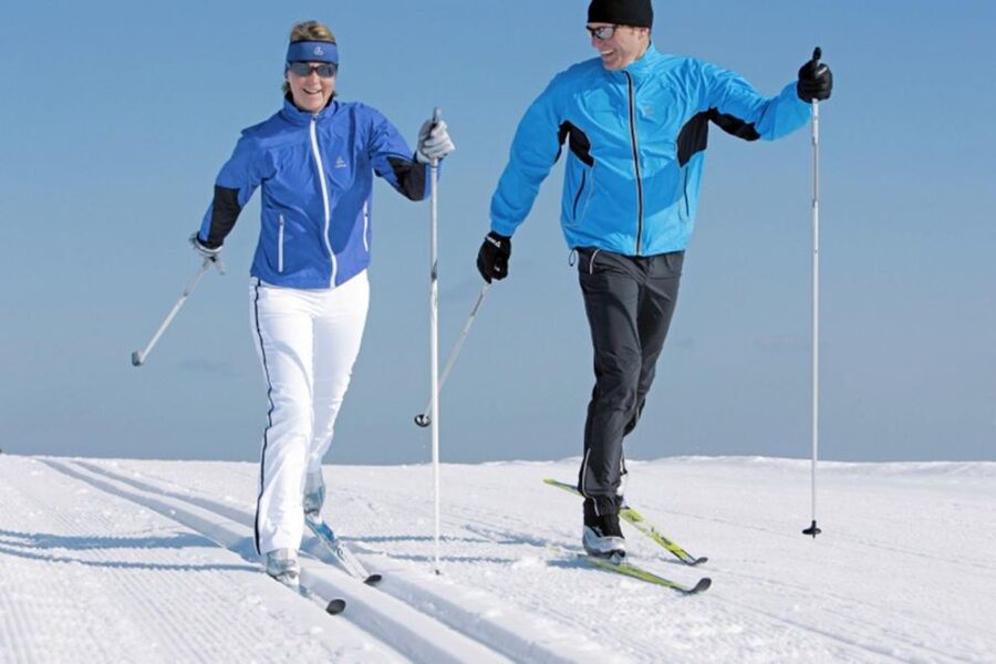 Cross Country Skiing Lessons for Beginners (Feldberg) - The small tour gives the class a proper finish