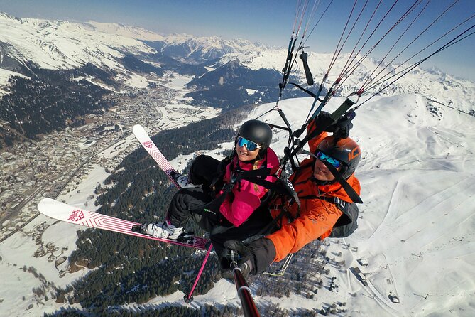 Davos Ski And Fly (Video & Photos Included) - The flight above Davos