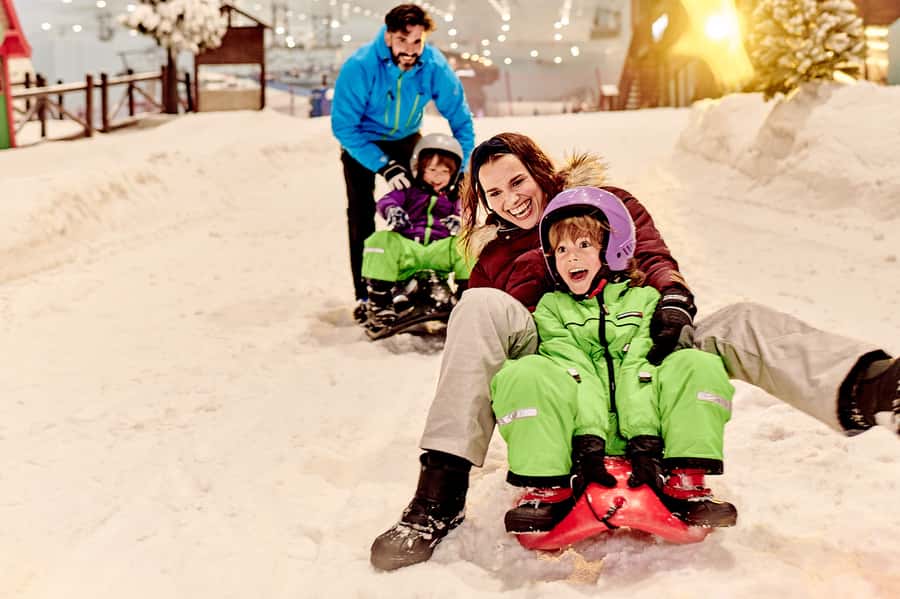 Dubai: Ski Dubai Snow Park Classic Pass - Mountain Thriller and the chairlift
