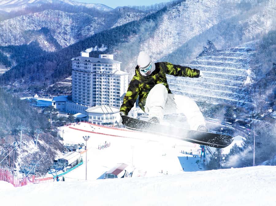 From Seoul: Korea Ski Tour - Jisan Forest Resort - Free skiing after the class