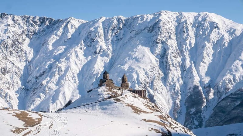 From Tbilisi: Gudauri Ski Resort or Kazbegi Day Tour - Gergeti Trinity Church: spectacular, but too brief for some