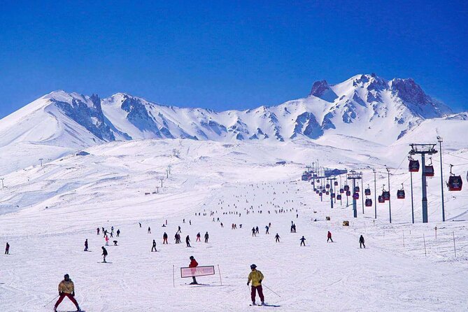 Full Day Erciyes Ski Tour Experience from Cappadocia - All-Inc - Lift access, snow time, and mountain views