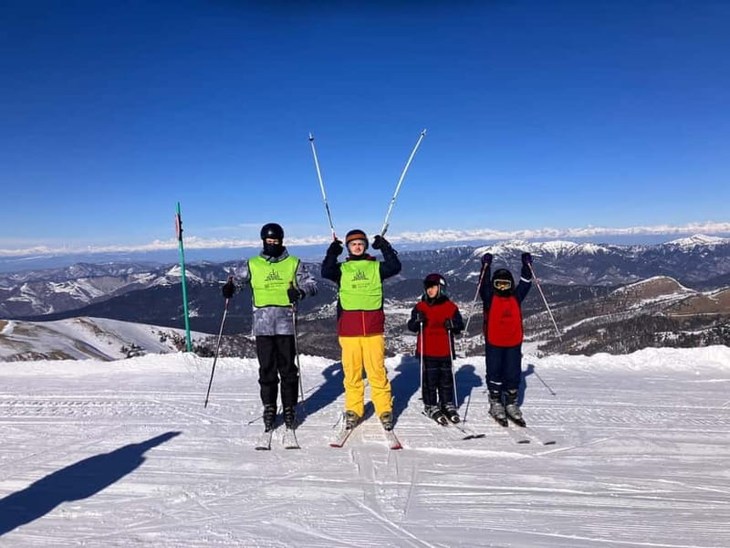 Gudauri: Individual and Group Ski Lesson - The First 15 Minutes: Riding Up Gudauri