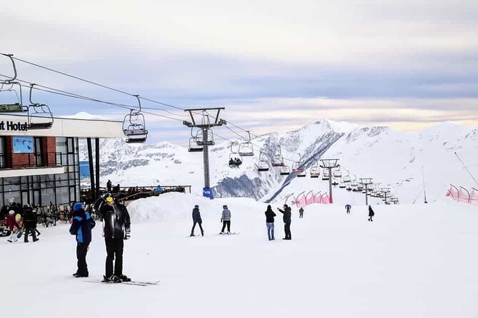 Gudauri Ski Resort Private Day Tour from Tbilisi Snow Adventure - Zhinvali Reservoir: a short first stop