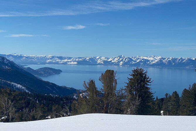 Guided Cross Country Skiing at Lake Tahoe - The lake-view goal and the effort it takes