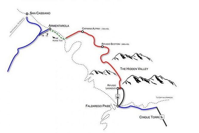 Hidden Valley Ski Tour - Starting in Cortina at 9:00 am