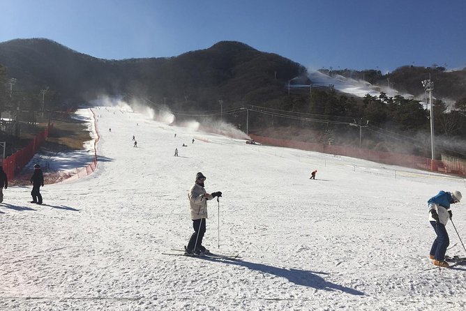 Jisan Forest Winter Ski Day Tour from Seoul with Basic Lesson - Seven hours in the snow