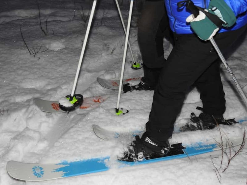 Luosto: Private Sliding Ski Adventure with Local Guide - A warm break after the first hour