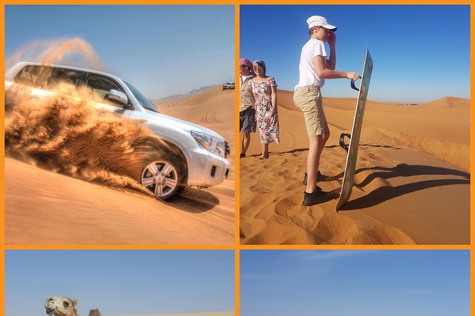 Morning Red Dune Safari Camel Ride Sand Ski And Dune Bashing - Leaving Dubai for Lahbab’s red dunes