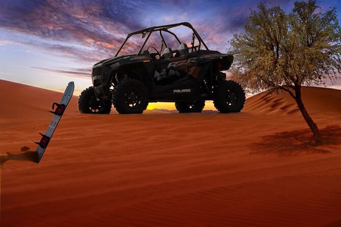 Polaris 1000CC Buggy 2 Seater with Camel Riding and Sand Skiing - Camel riding adds a slower desert moment