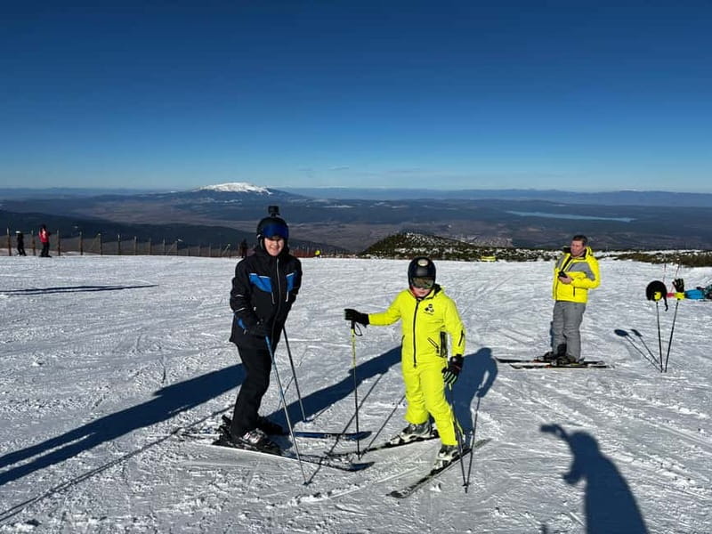 Private-(group) ski or snowboard lessons in Borovets - What two hours of private instruction can do