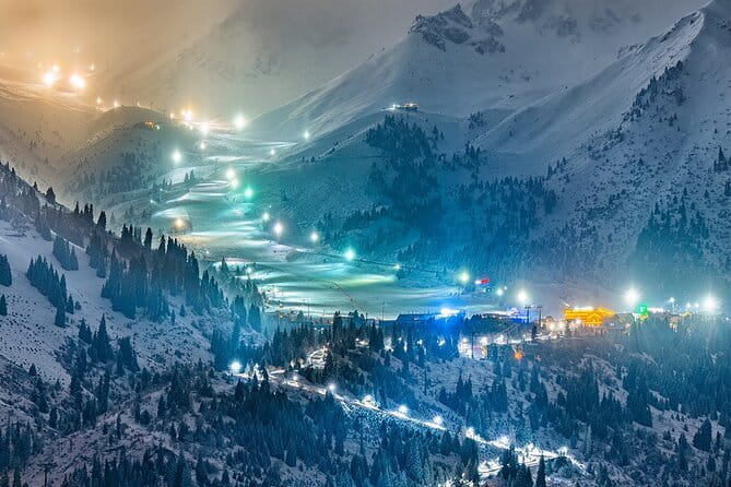 Private high mountain ice rink Medeo and ski resort Shymbulak tour - Medeo Ice Rink at 1,691 meters