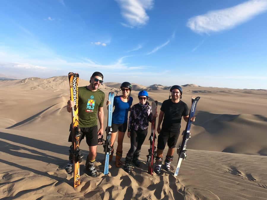Pro Sanboarding or skiing in Huacachina from Lima - Day trip - Two hours of dune buggy action before sunset