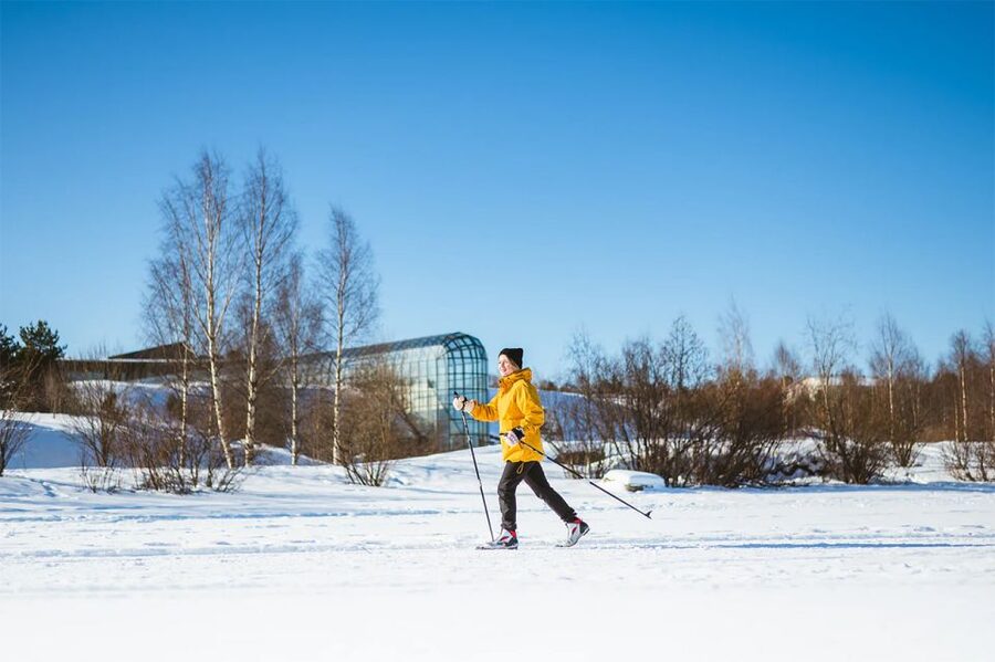 Rovaniemi: Cross Country Wilderness Ski Adventure - From Maakuntakatu to the Ounasvaara forest