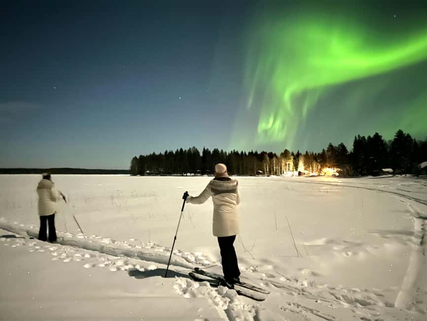 Rovaniemi: Nighttime Ski Adventure ending with Campfire - Starting from Rovaniemi and getting ready