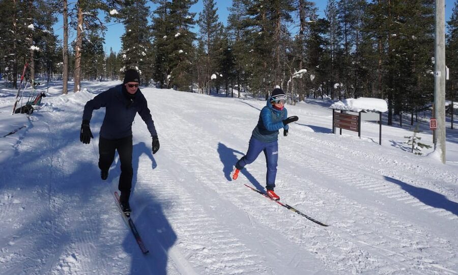 Saariselkä: Cross-Country Ski Lesson - Meeting at Outdoor Expert Saariselkä