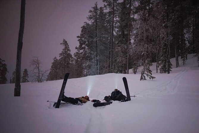 Ski Trekking under the Northern Lights - Searching north for the Northern Lights