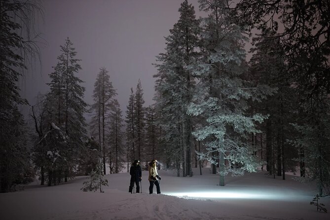 Ski Trekking under the Northern Lights - Fire, hot drinks, and a Finnish snack