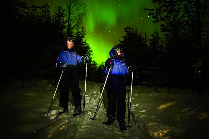 Ski Trekking under the Northern Lights - Getting fitted with skis, poles, boots, and winter clothing