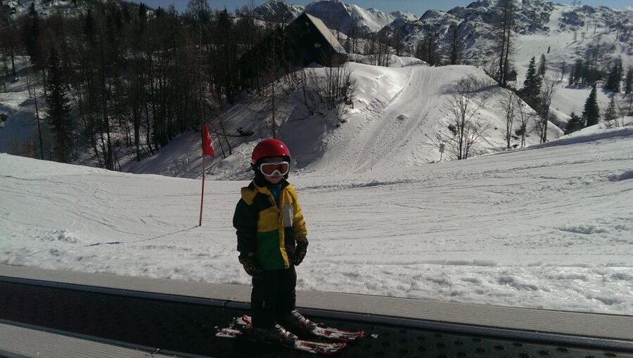 Skiing with Instructor: Vogel Ski Center from Bled - Riding the cable car from Lake Bohinj to Vogel