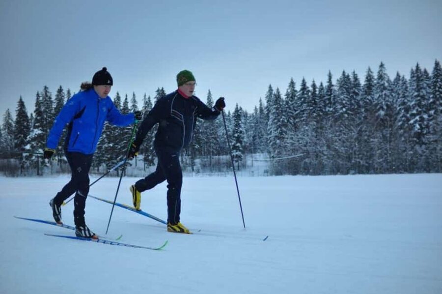 Tampere: Classic Ski Technique Lesson in Kauppi - Getting fitted with skis, boots, and poles