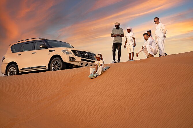 VIP Dubai Desert Safari Camel Ride, Sand Ski, Live BBQ Dinner - BBQ dinner and an evening of live entertainment