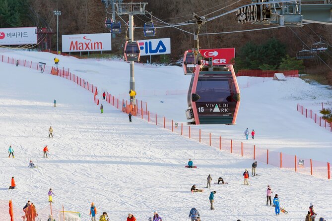 Vivaldi Park Winter Ski with Eobi Ice Valley Day Tour from Seoul - What is included, and what costs extra